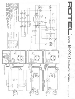 Rotel RP-2500 - Technical manual 